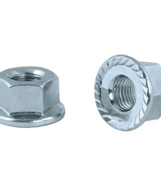 Front / rear axle nut 10 mm with flange